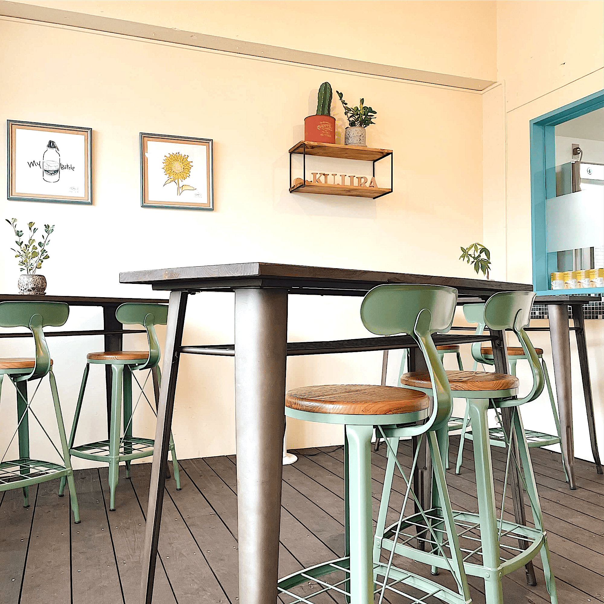 くじらcafeテラス席